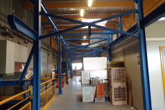 Intérieur bâtiment péparation plateforme pour tri optique 02 mars2020