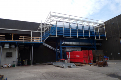 27 avril : travaux bardage trommel extérieur