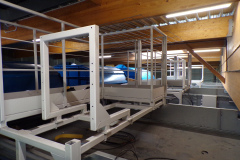 27 avril : machines de tri optique dessus cabine