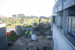 14 avril : extension arrière bâtiment