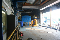 29 avril : future cabine de tri